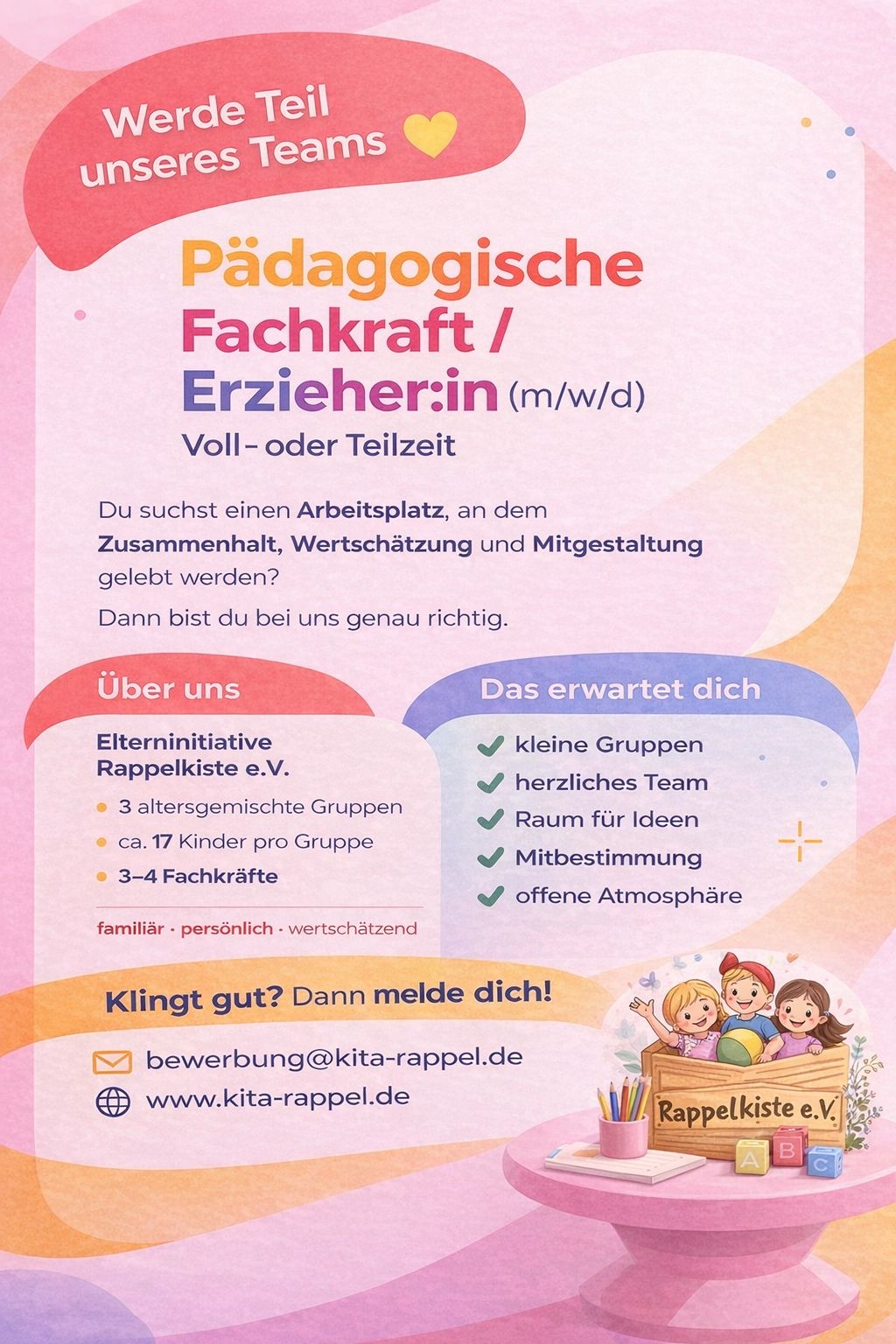 Stellenanzeige